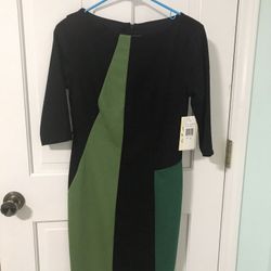 Sangria Colorblock Dress