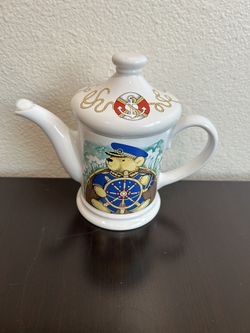 Vintage Wade Bear Ambition Teapot, Admiral Sam