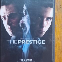 The Prestige Movie DVD Show Christan Bale Hugh Jackman