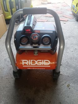 Ridgid cordless brushless 1 gal air compressor tool only