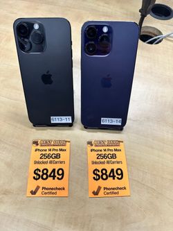 📱📞 🚨 IPHONE CLOSEOUT SALE!!! iPhone 14 Pro Max Unlocked 256GB (Various Colors)
