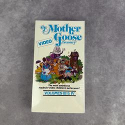 NOS The Mother Goose Treasury VHS Vol III & IV Sealed 1987 J2 Communications VTG