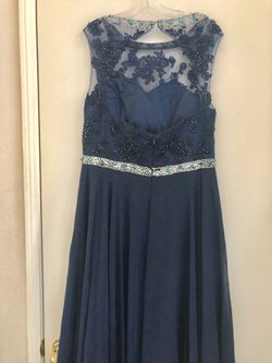Navy blue dress
