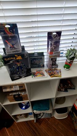 Huge Pokémon & Nintendo Lot – Sealed Packs, Mewtwo Figures, Amiibos, POP Vinyl, 3DS Game – Bundle