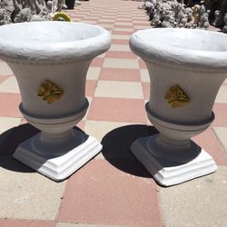 New Flower Pots Made Out Of Cement 