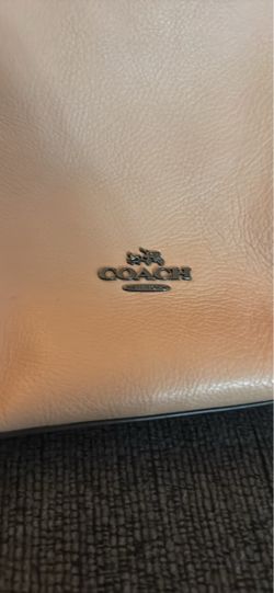 Tan coach bag