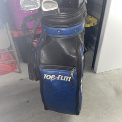 Clubs And Bag 