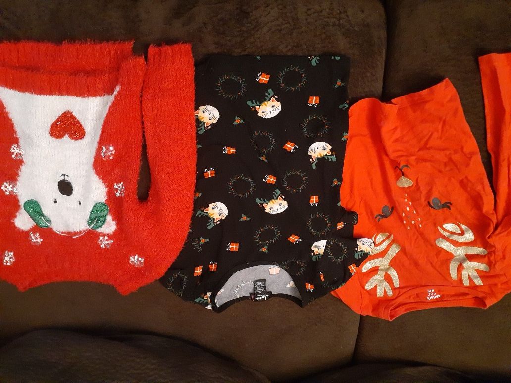 Girls christmas/holiday clothes size 4