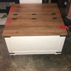 Tv Stand Coffee Table With Storage Space Like New