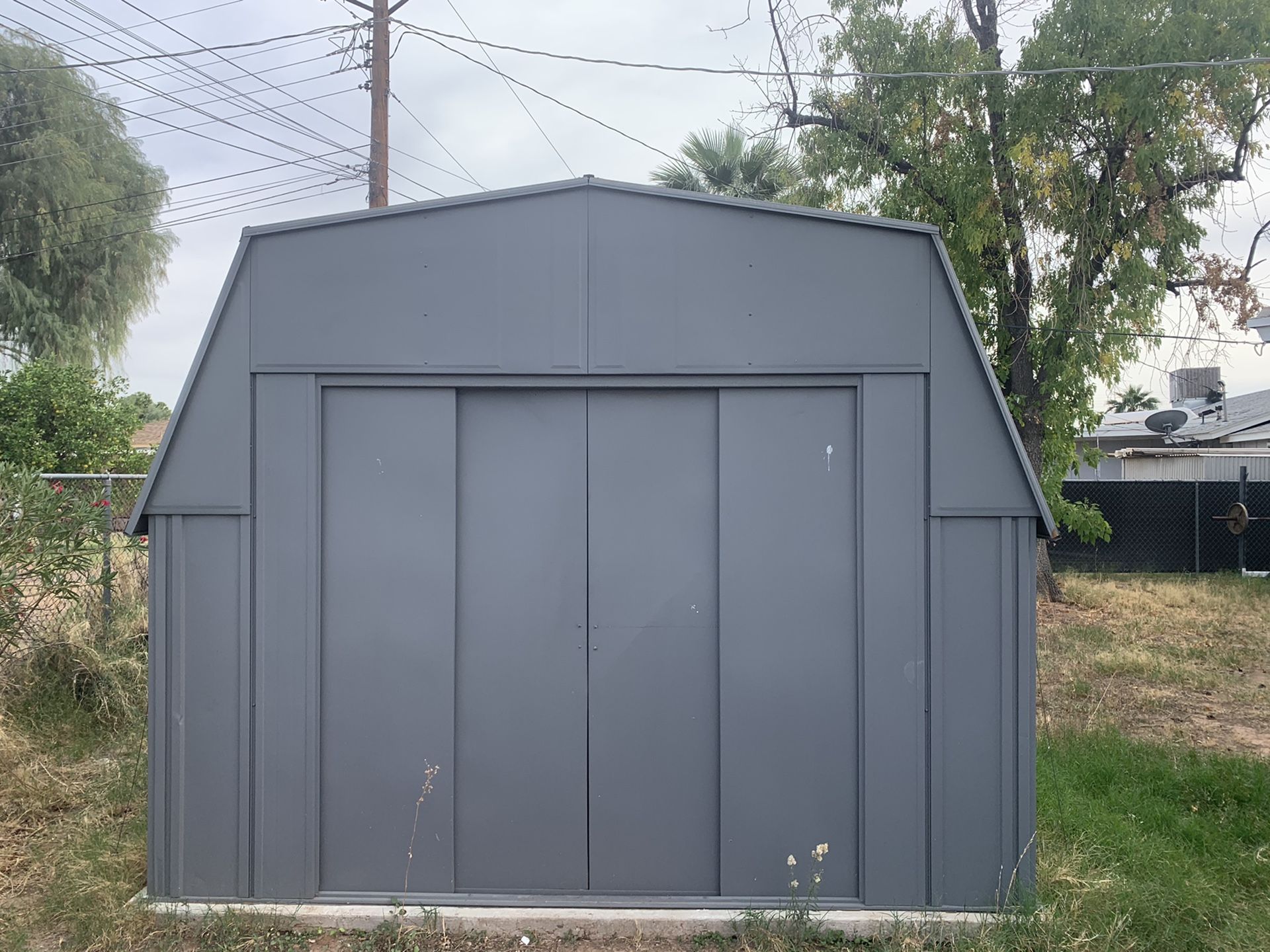 Metal shed