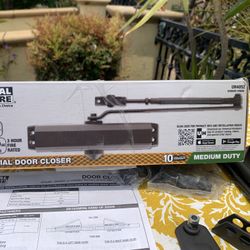 Universal Hardware  Door Adjustable Closing Speed Hydraulic Aluminum UH4052