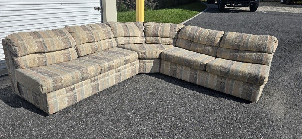 Sectional sofa (2 sofa bed) (DELIVER OPTION