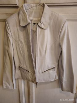 White Leather Jacket