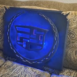 Cadillac  Wall Art Decoration With LED lights