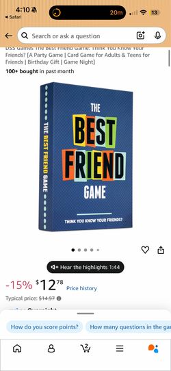 Best friend game