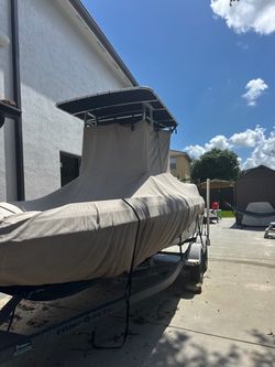 2007 sea fox  Boat with T-Top on Trailer