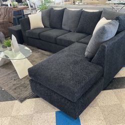 Sofa with chaise And Ottoman $1,449 Ebenezer Furniture 15250 Bear Valley Rd Victorville 