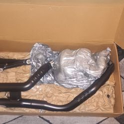 Indian Scout Headers Plus Heat Shield