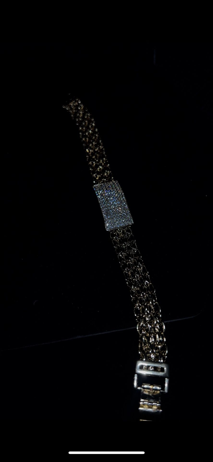 Unisex Gold Plated Mossanite Braclet