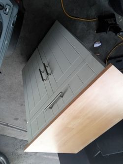 Kitchen cabinet cart