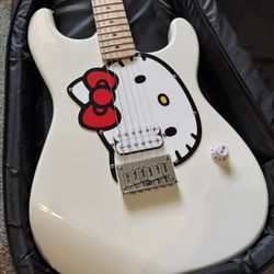 Squier x Hello Kitty Stratocaster Electric Guitar by Fender