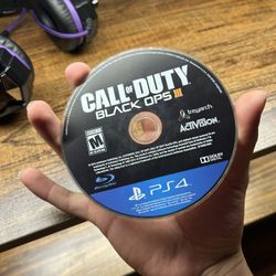 BO3 ps4 game disk