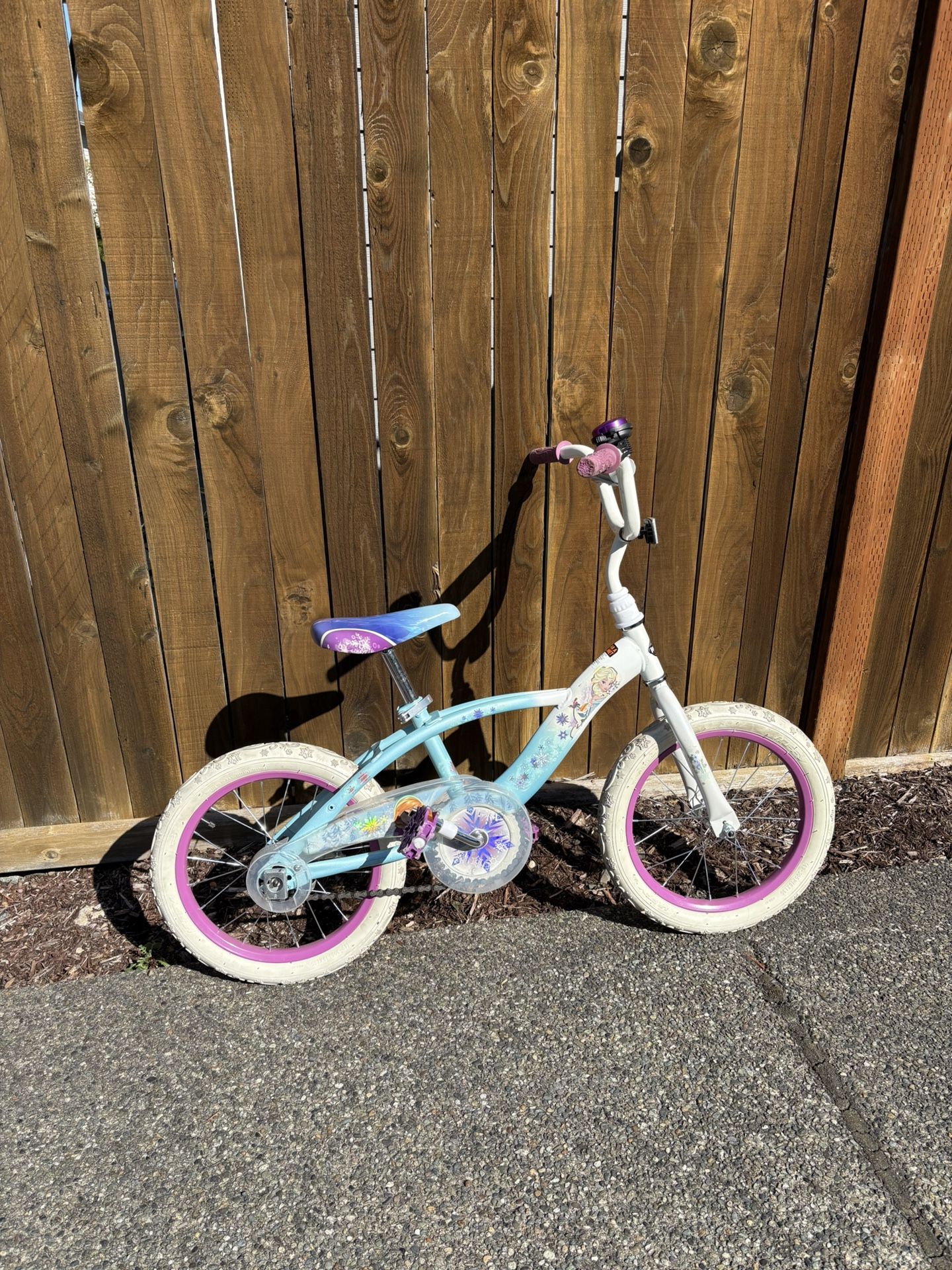 Huffy Disney Frozen Kids' Bike - 16" Wheels With Training Wheels And Bike Knee Pads And Elbow Pads