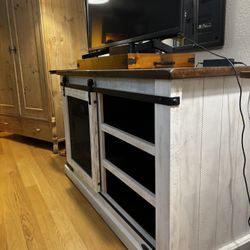Ashley Whitfield Tv Stand  Cottage Style
