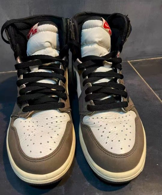 Travis Scott Jordan Air High OG TS SP Snapback High-Top Basketball Shoes