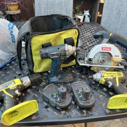 Ryobi Drill Set