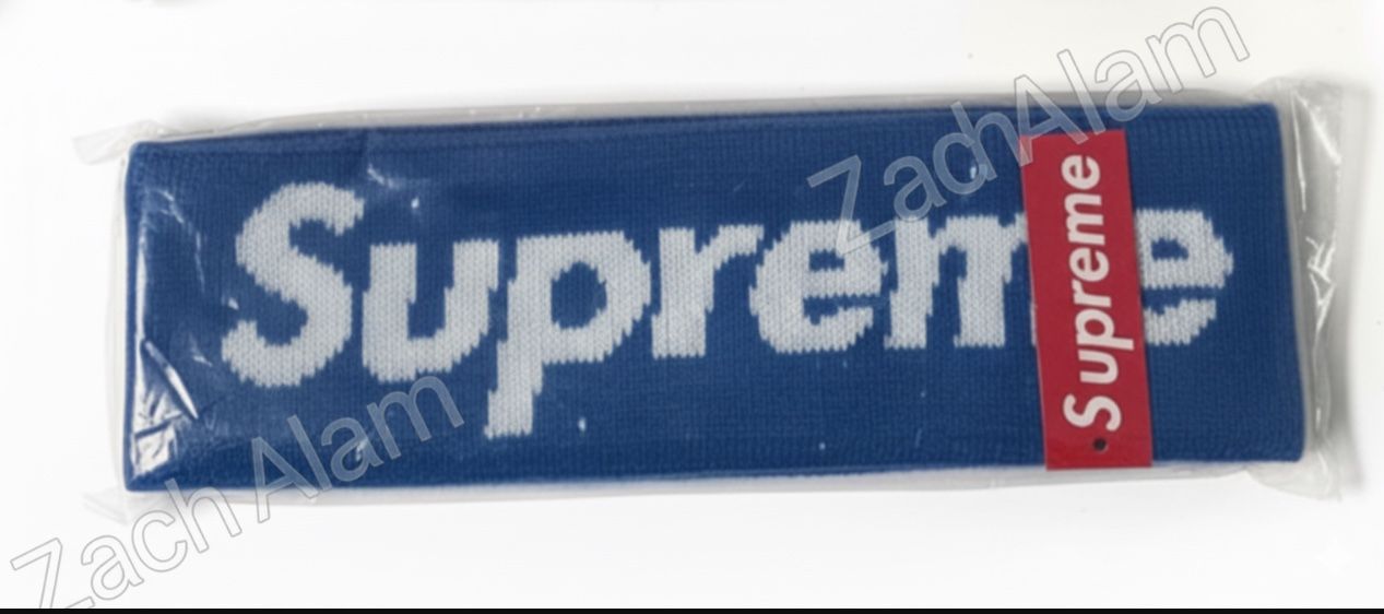 Box Logo Headband Blue - Brand New, Sealed w/ Tags (NWT)