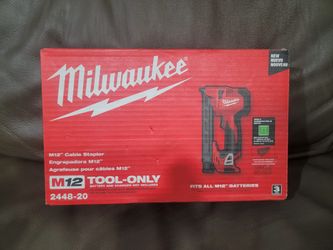 Milwaukee M12 Cable Stapler Tool Only New 