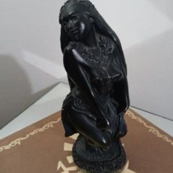 LAVA ARTWORK - HULA DANCER FIGURINE STATUE 8"×3"