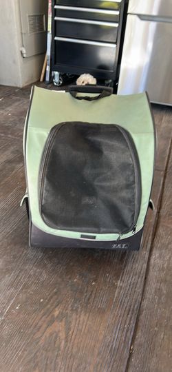 Dog back pack and roller carrier