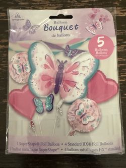 Butterfly balloon bouquet