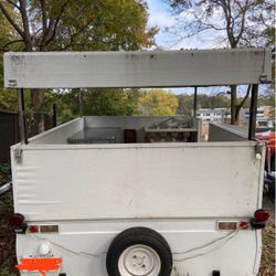 Popup Camper Turned Food Trailer