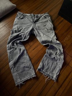 Grey Zara flared jeans