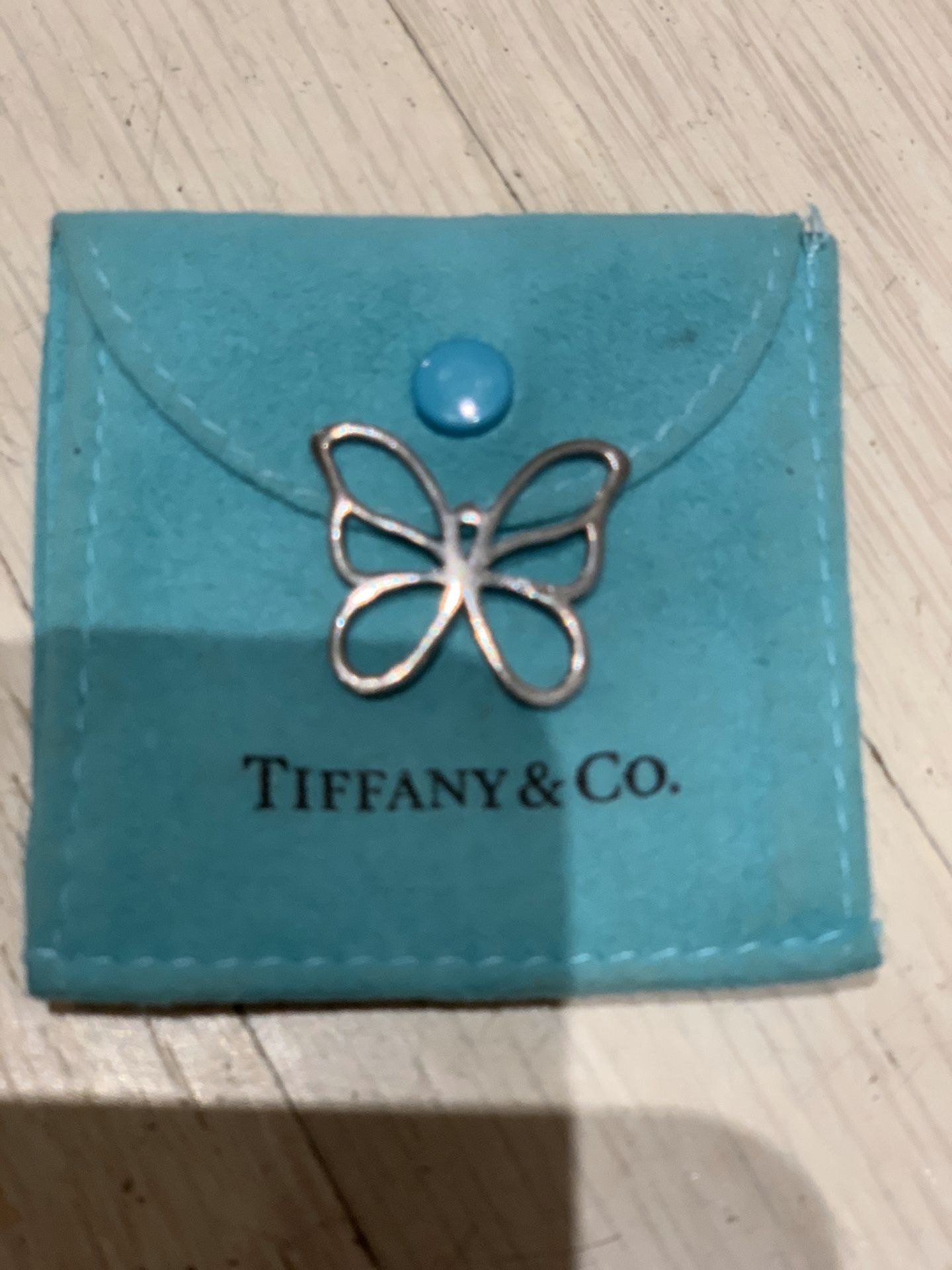 Tiffany & Co Butterfly Pendant Necklace