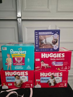 Baby Diapers Size 1,2,3,4 y 5