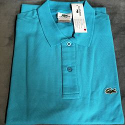 Lacoste Polo Men’s Size L In Blue 