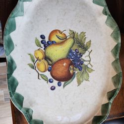 Italian Serving Dishes, Large, 2 Bowls, 2 Platters 