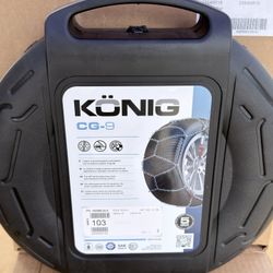 Konig CG-9 Tesla Snow Chains 18-19”