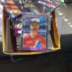 1989 Don Russ Baseball Cards Including Randy Johnson Rookie Card