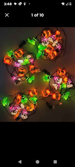 Vintage Looney Tunes Halloween String Lights Set of 4 Strings