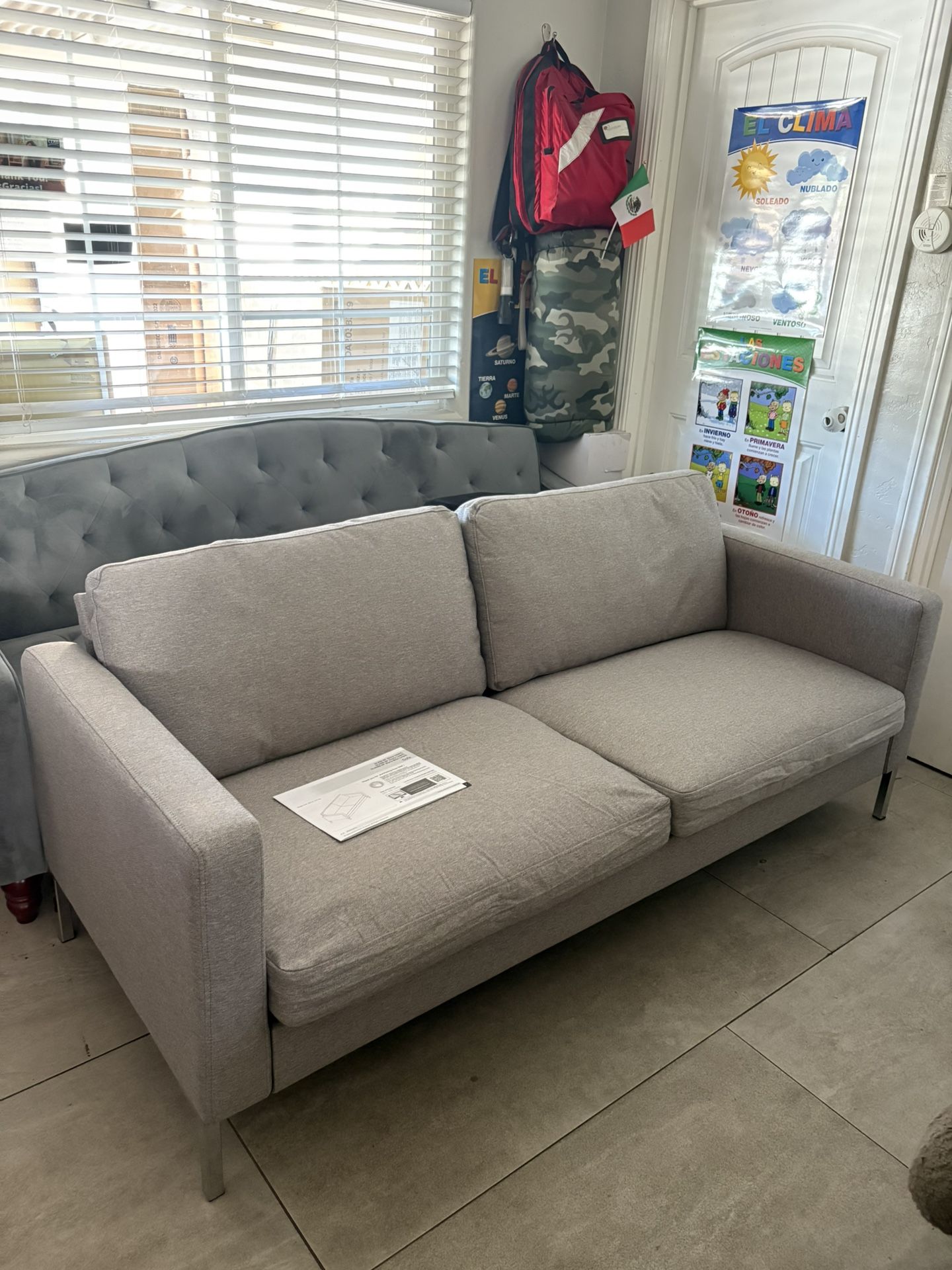 NEW Gray Sofa