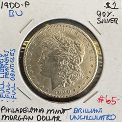 1900-P $1 Morgan Silver Dollar  Philadelphia 