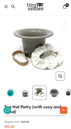Top Hat Baby Potty with Cozy