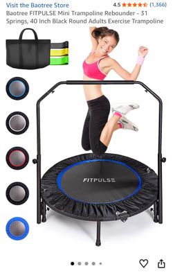 Mini Trampoline with Handlebar