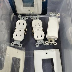 Free switch plugs and plate covers