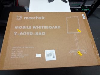 Maxtek Mobile Whiteboard Y-6090-86D 24x36 inch